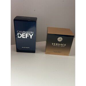 Empty Perfume Boxes Versace Calvin Klein Defy